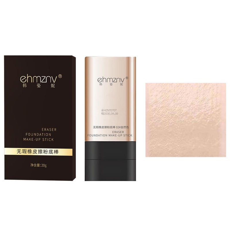 Hanzini Hydrating Concealer Foundation Stick: Waterproof, sweatproof, long-lasting, brightening, and non-cakey foundation base makeup